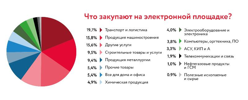 Что закупают на электронной площадке?